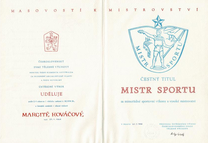 úspěchy Margity Kadeřábkové